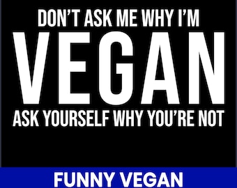 Funny Vegan T-Shirt Design, Cruelty-Free Quote (PNG)