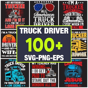 Truck Driver PNG, Trucker PNG, Semi Truck PNG, Big Rig Png, Trucking Life Png, Freight Hauler Png, 18 Wheeler Png, Trucker Sublimation