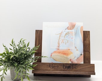 Handmade Wooden Cookbook Stand