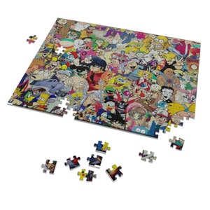 A 90's Cartoon Jigsaw Puzzle (30, 110, 252, 500,1000-Piece)