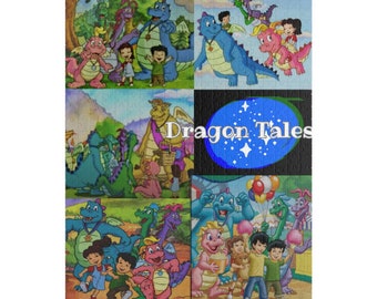 知育玩具 Dragon Tales Matching Game Vintage/ 2000/ Dragon Tales/ Matching Game/ Milton Bradley