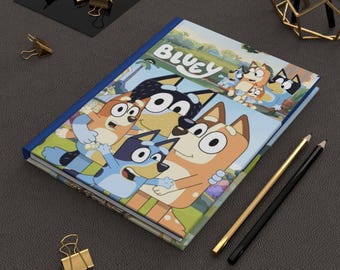 Bluey Family Moments Hardcover Journal | Matte Notebook