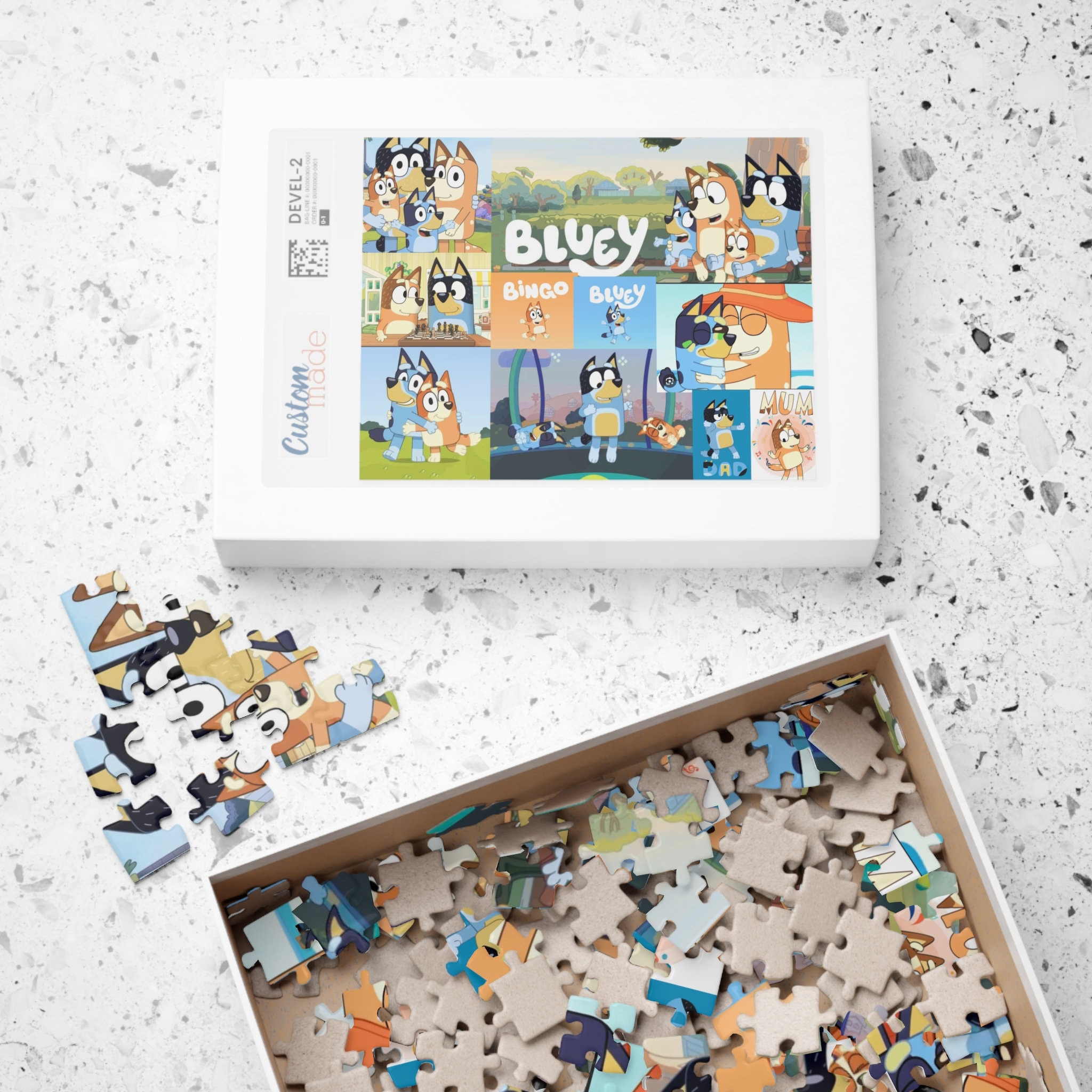 Bluey puzzle madera 25 piezas