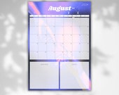 2024 Calendar Printable, Instant Download, Productivity Planner, Monthly Planner, A1 Yearly Calendar Plannar