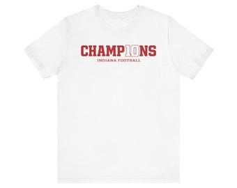 Big 10 Champions Indiana Hoosiers Football Tee