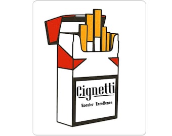 Cignetti Indiana Football Sticker | Hoosiers | Coach Cig Sticker