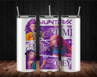 Vaso de 20 oz inspirado en el K-Pop