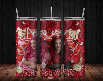 Rise Of Red 20oz Tumbler, Rebel at heart Tumbler