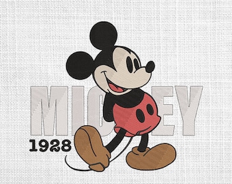 Vintage mouse embroidery designs,Cute mouse embroidery pattern, Gift for her machine embroidery designs, Mouse embroidery files trendy retro