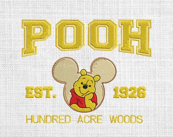 Yellow Bear embroidery designs, Yellow Bear embroidery pattern, Happy Bear machine embroidery designs, Cute Bear  embroidery files trendy