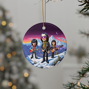 Rock Band Christmas Ornament | Ceramic Tree Decoration