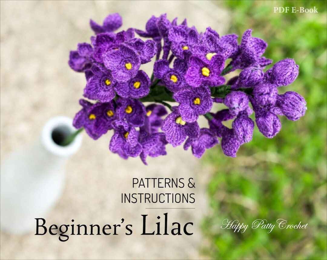 Lilac Flower Crochet Pattern
