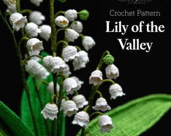 Crochet Pattern for Lily of the Valley - Crochet Flower Pattern