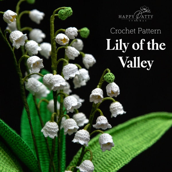Crochet Pattern for Lily of the Valley - Crochet Flower Pattern