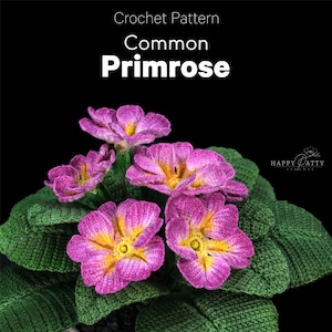 Crochet Primrose Pattern - Crochet Pattern for a Primrose Flower