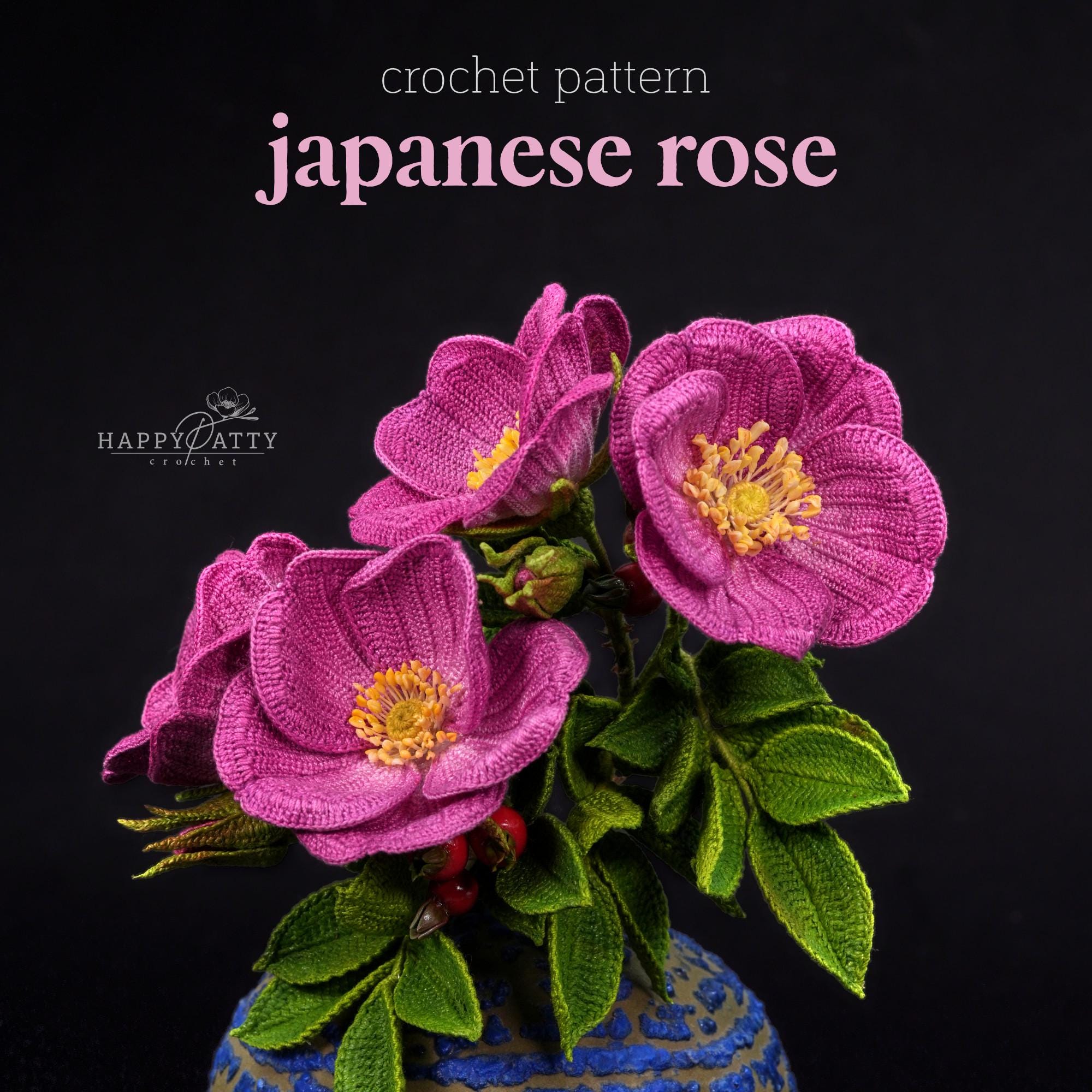 37 Japanese Crochet Patterns to Explore: Bags, Motifs, Amigurumi, and Lace 36 Crochet Japanese Rose