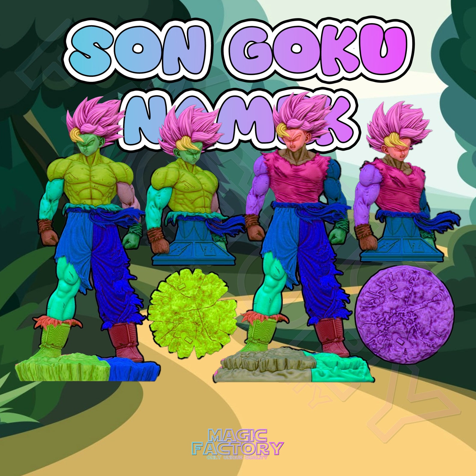 3D Printable Anime Figure STL Model for 3D Printing Male Anime 3D Model ...