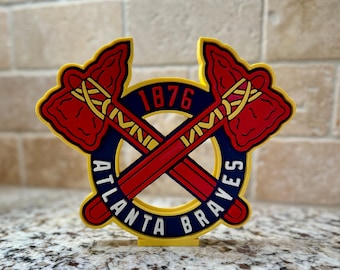 Atlanta Braves "1876" Shelf Art - Show Your Team Spirit