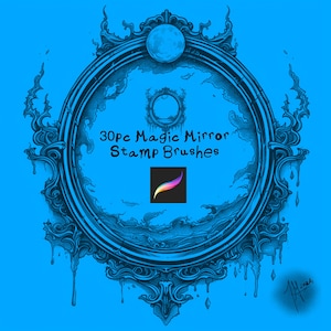 Procreate Brush Set 30pc Magic Mirror Stamps