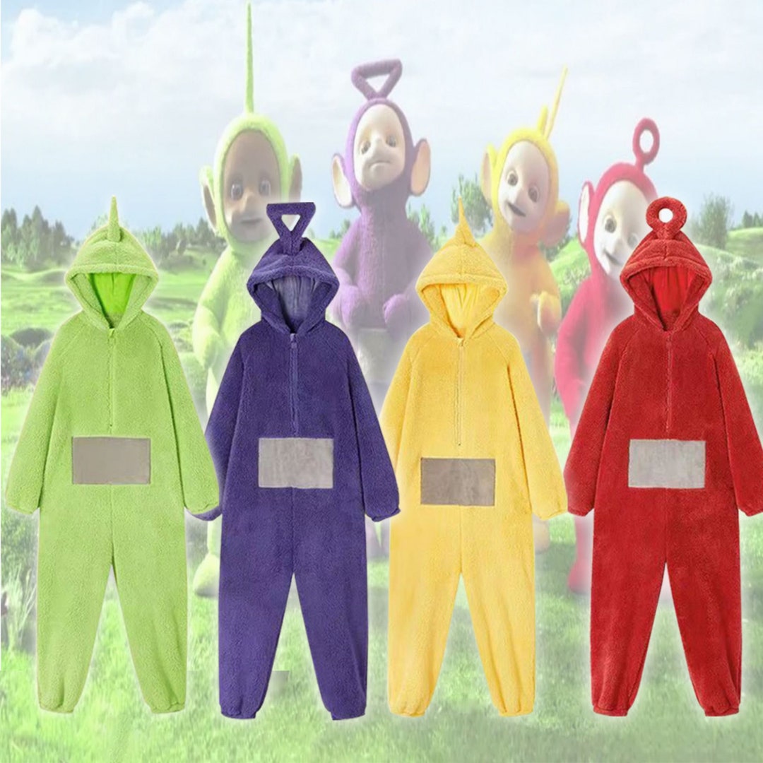 Unisex Teletubbies Costumes for Adult Slumber Party Easy Etsy UK