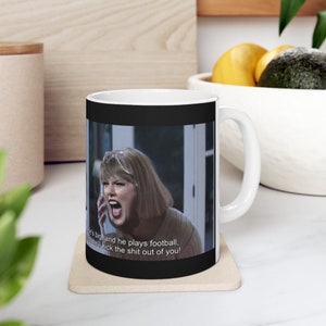 Taylor Swift/Scream Horror Mashup Ceramic Mug 11oz