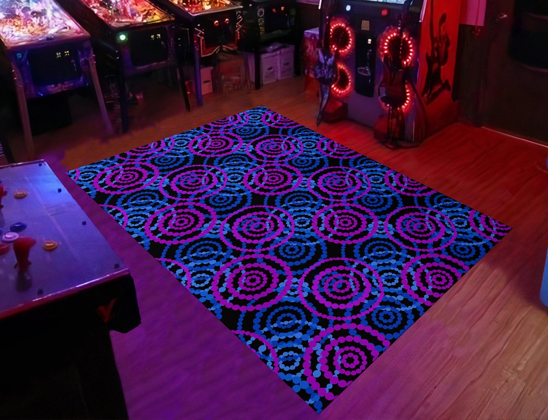 Arcade Rug, Arcade Games Rug, Retro Arcade Rug, Custom Arcade Rug, Game