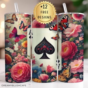 Ace of Spades Tumbler Wrap, 20oz Sublimation Design, Poker Tournament, Digital Download for Card Game Fans, 20oz Digital Download