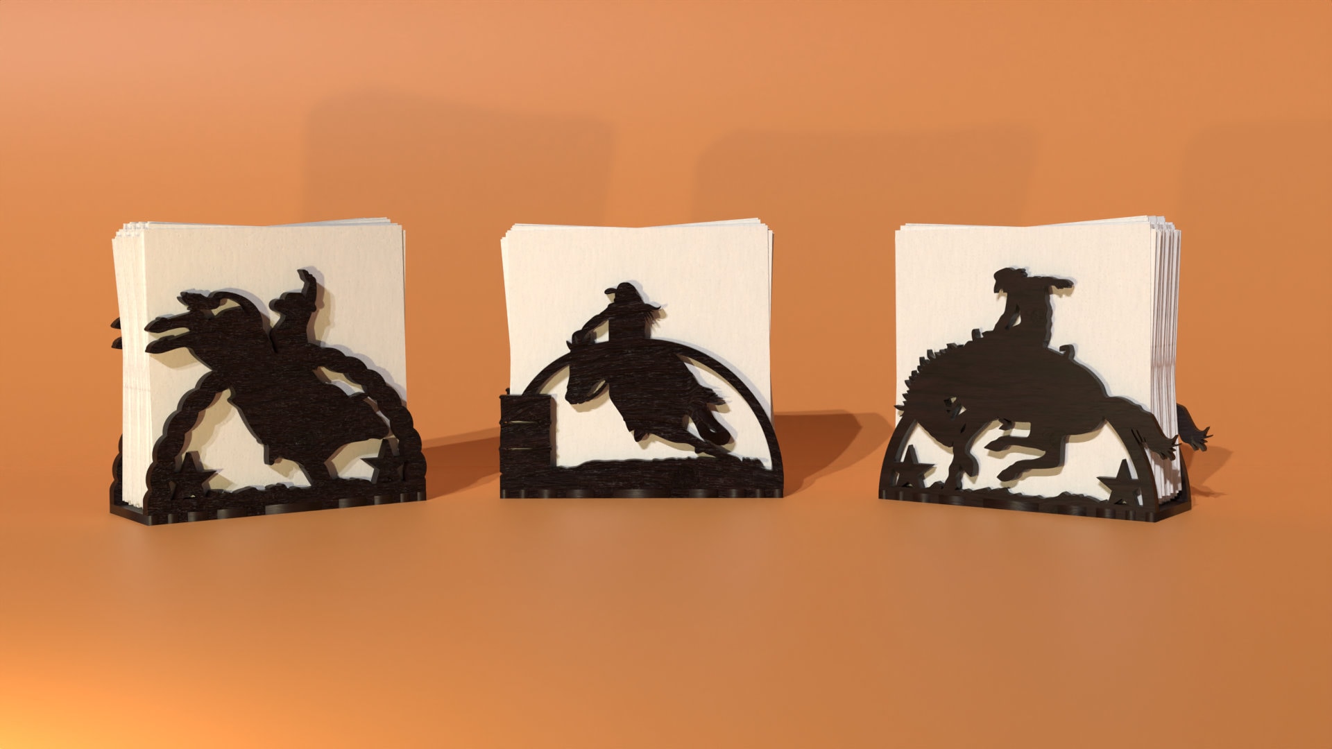 Cowboy-Pappteller-Set Mit 40 Tellern & 50 Servietten – Western-Design, Perfekt Für Kindergeburtstag Oder Grillparty