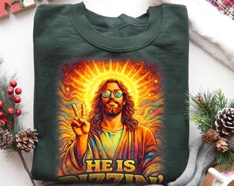 Easter He is Rizzin Christian Religious Boys Kids Men Teen Shirt, Rizzin Christian Shirt