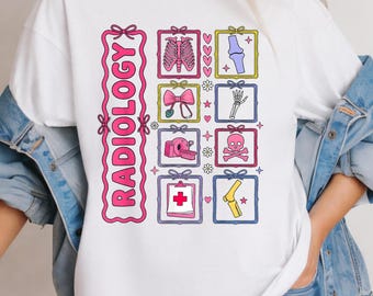 Retro Radiology Xray Tech Cute Rad Tech Healthcare Men Women Shirt