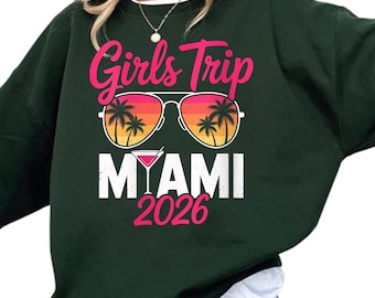Women's Miami 2026 Girls Trip Shirt