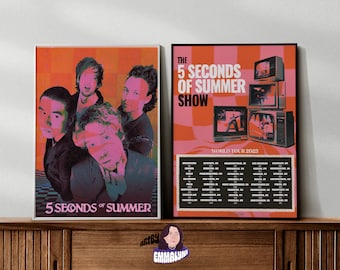 5 Seconds of Summer - The Show - Alt Tour Posters - Printable Digital Download