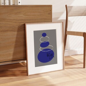 Blue Abstract Art colorful Wall Art, Office Decor, Printable Art, wall art,Bedroom decorate, Gifts ideas, modern style, Interior design
