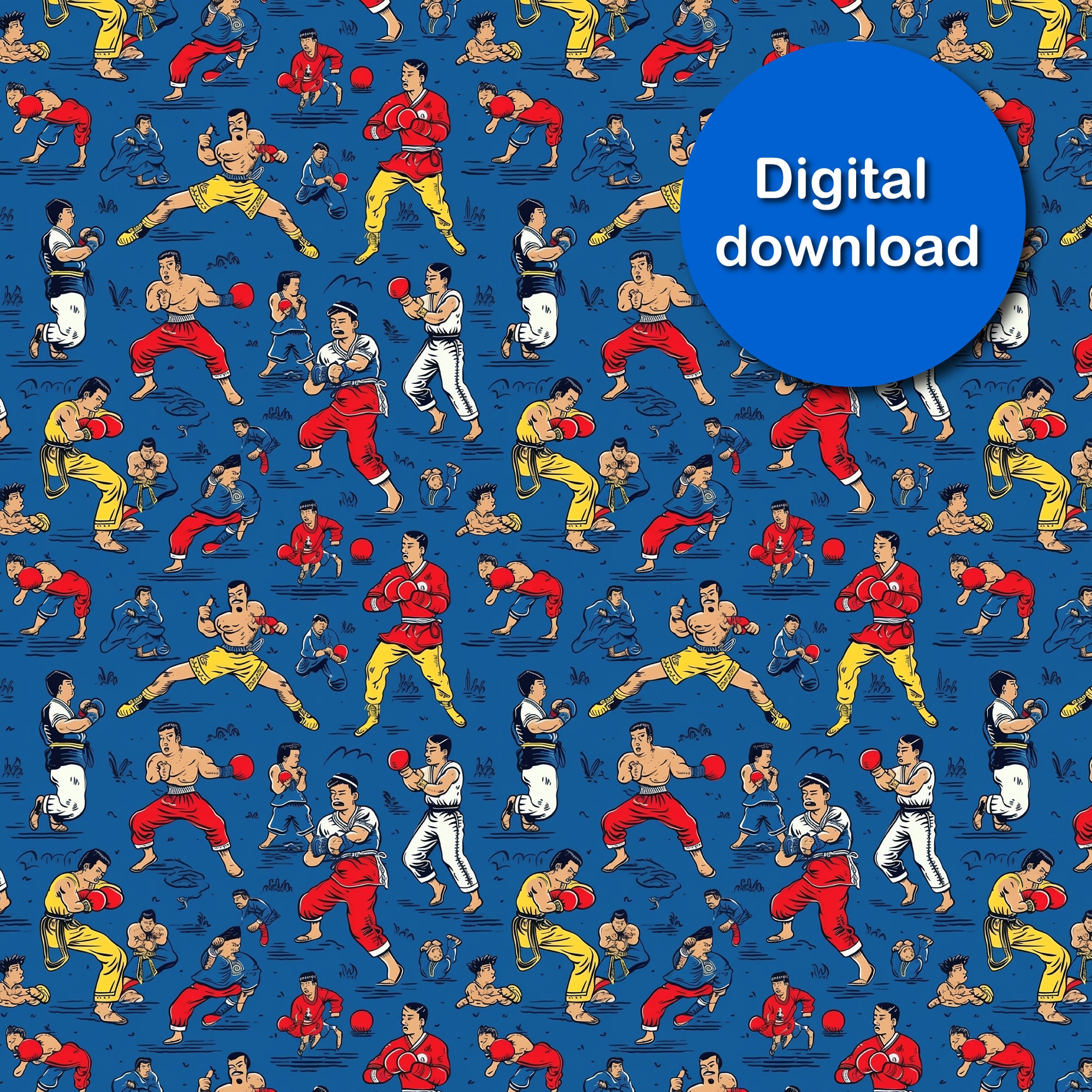 Boxing Pattern Game Thai Boxing Seamless , Illustrator Line, Colorful Pattern, Boxs Pattern ...