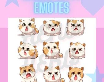 kawaii gato gatito gestos de contracción serpentina sub insignias gestos discordia patada de contracción insignia de youtube vtuber lindo gatos afiliados gatitos