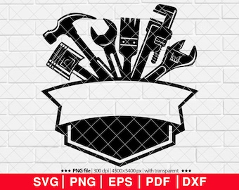 Reparatie tools Svg, monteur Svg, moersleutel Svg, monteur logo, klusjesman logo, reparatie logo, Tools auto svg, timmerman Svg, automonteur Svg [EP-36]