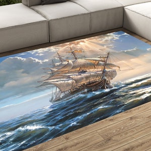 Pirate Ship Merry One Piece Rug – rug4nerd