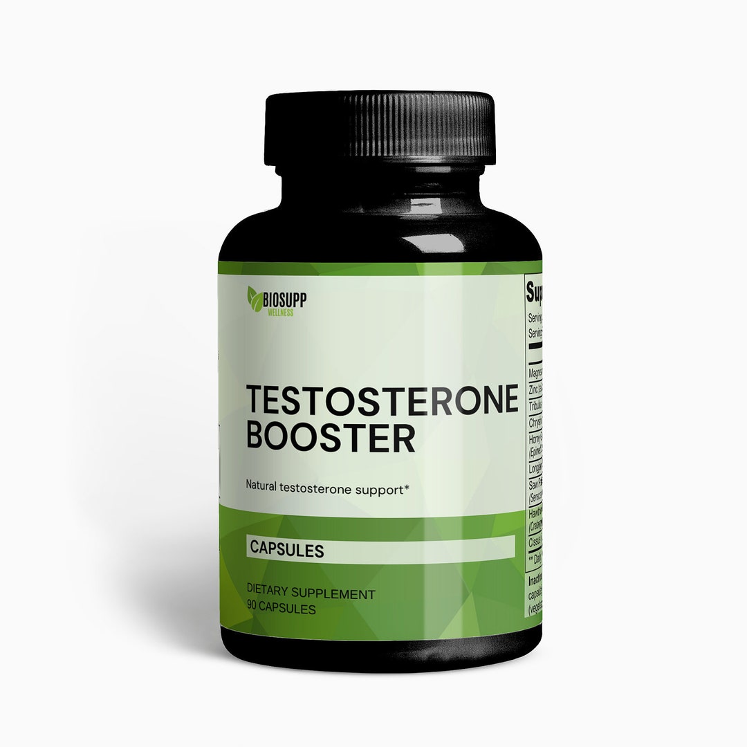 Testosterone Booster Capsules Etsy UK