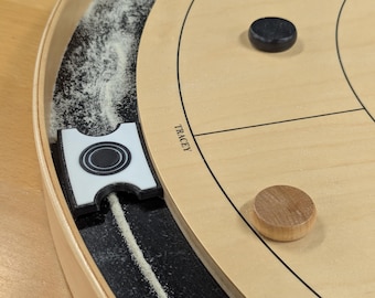 Thin Crokinole Powder Plow - 3D Printed Gliss Powder Organizer - Ditch Maintenance Board Accessory