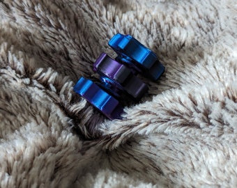 Nuts 'n' Bolts Spinner Fidget Toy Customizable Multicolor