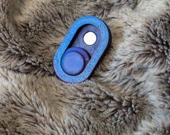 Popper Stopper Double Magnet Slider Fidget Toy Customizable Multicolor