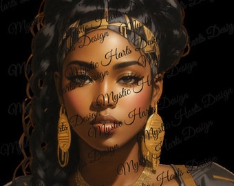 Mooie melanine vrouw, mooie zwarte vrouw, PNG sublimatie ontwerp download, zwarte vrouw PNG, sublimatie ontwerpen downloaden
