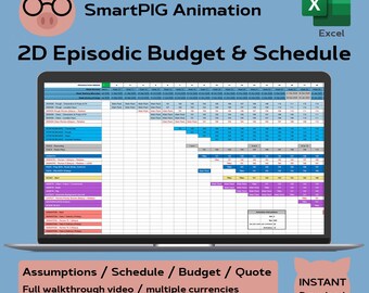 SmartPIG Animation Budget for 2D Episodic Production