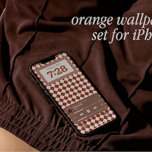Orange Wallpaper for iPhone