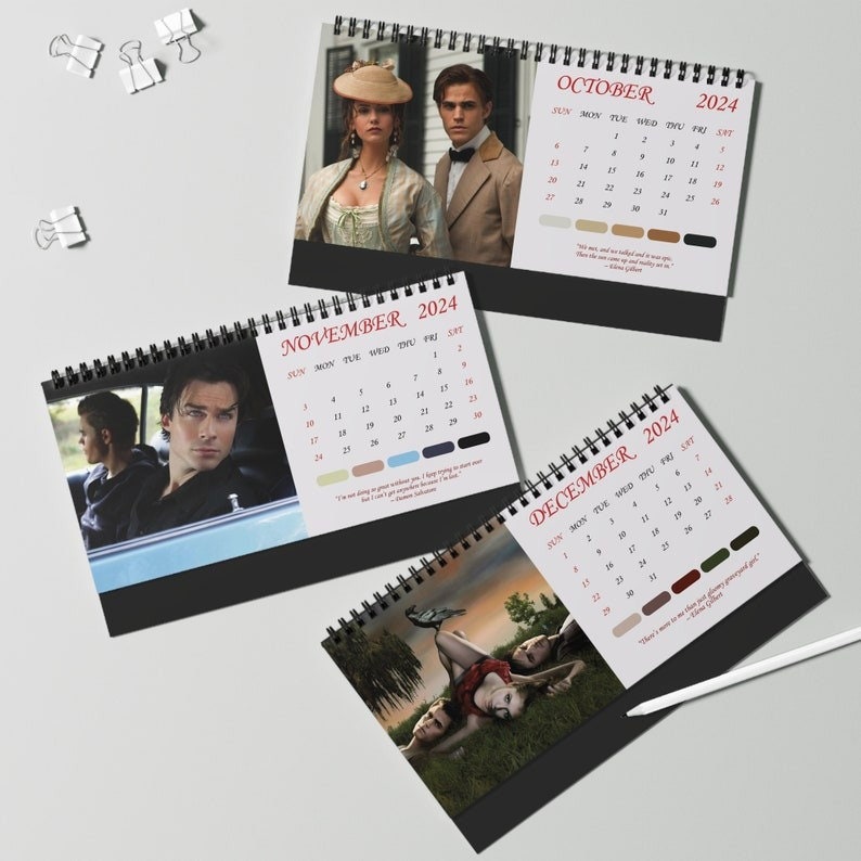 2024 Vampire Diaries Desk Calendar, 2024 Desk Calendar sold by Walrus