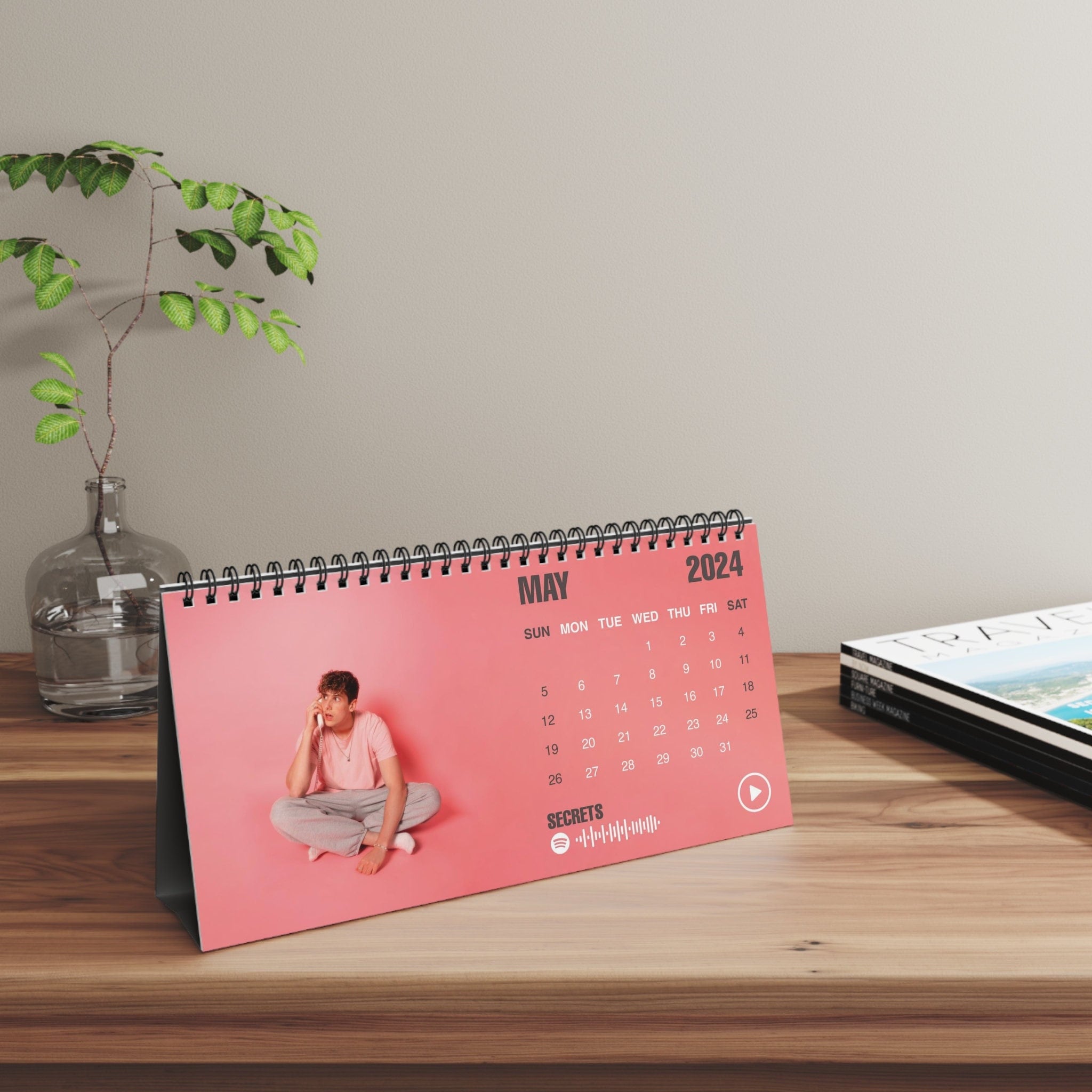 2024 JVKE Albums Desk Calendar, 2024 Desk Calendar sold by Lyn Kreen