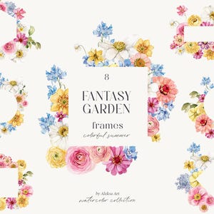 Moldura Floral De Verão Clipart Aquarela Doce Cores Rosa Florais Moldura Cartão De Convite De Casamento Feliz Aniversário Chá De Bebê Sublimação Png