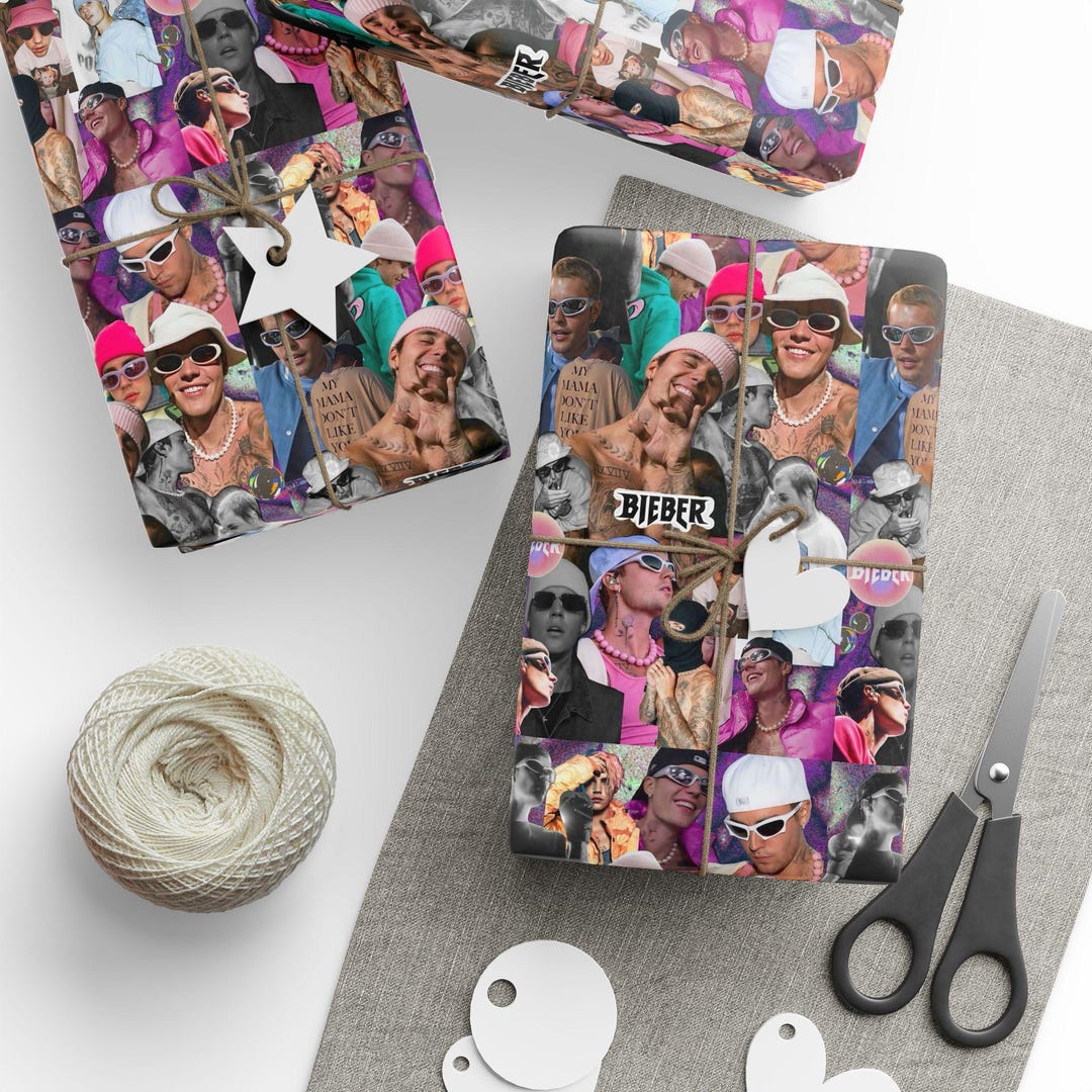 Justin Bieber Wrapping Paper