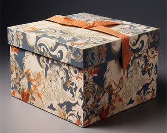 Customized Paper Box with Unique Patterns - Personalize Your Packaging for Special Moments