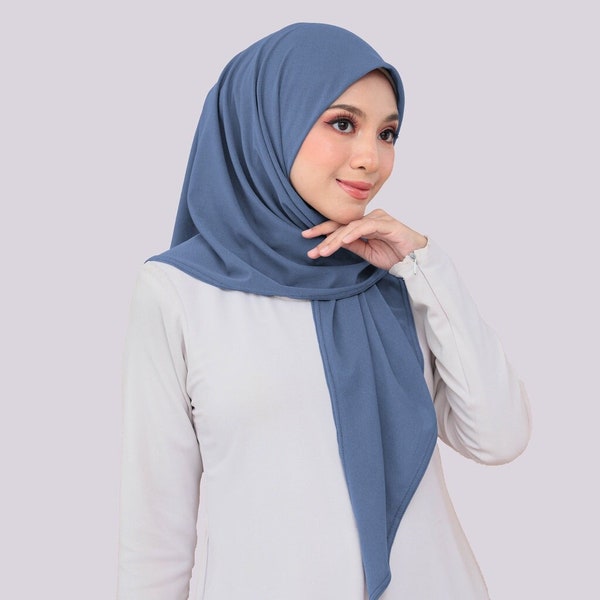 Sofortiger Hijab bereit zum Tragen | 40 Farben verfügbar | Baumwollmaterial | Schal für alle lässigen und formellen Anlässe | Ramadan Eid Geschenk | Muslim